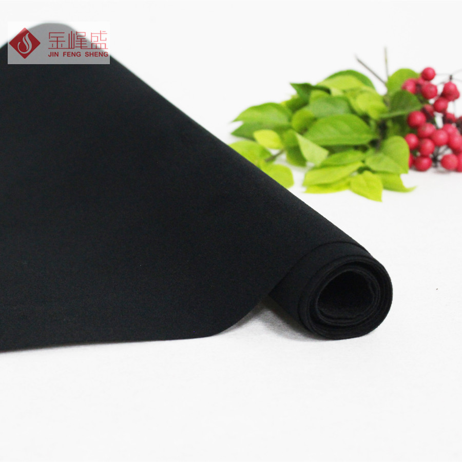 黑色無紡布短毛植絨布，環(huán)保植絨布，包裝絨布