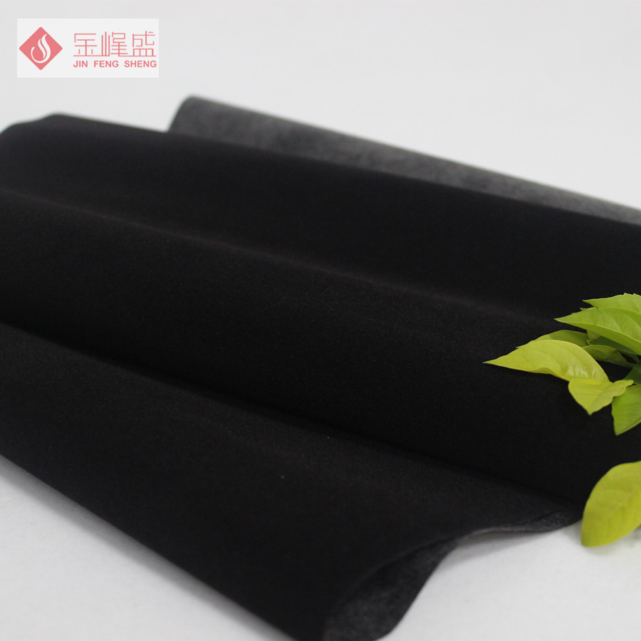 黑色短毛絨布，金峰盛植絨布